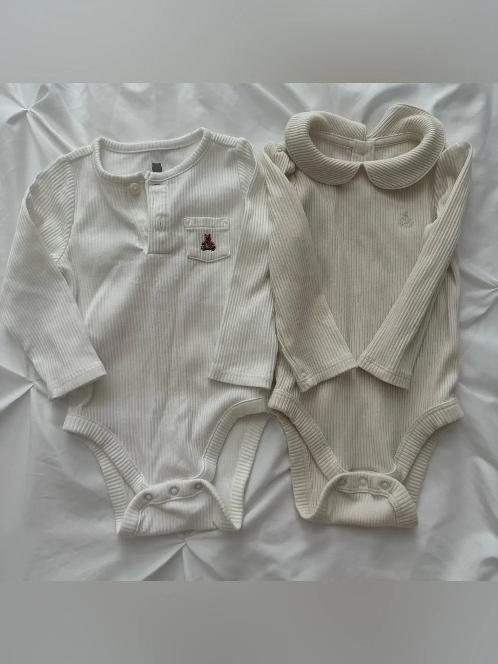 Baby Gap long sleeve body suits (2)